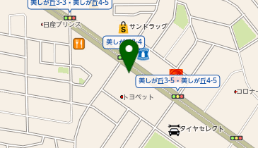 [EV]AGHトヨタ札幌(株) アンビシャス美しが丘店の地図画像