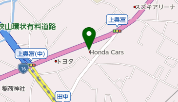 [EV](株)ホンダカーズ埼玉西 Honda Cars埼玉西 新狭山店の地図画像