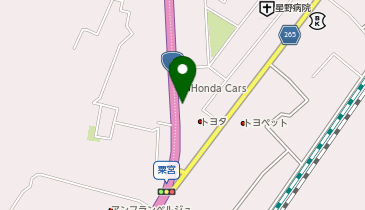 [EV](株)ホンダカーズ栃木中央 Honda Cars栃木中央 小山店の地図画像