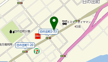 [EV]AGHトヨタ札幌(株) 室蘭店 (札幌トヨペット)の地図画像