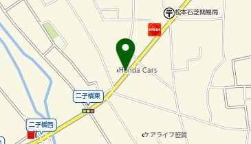 [EV](株)ホンダモビリティ北関東 Honda Cars松本中央 石芝店の地図画像