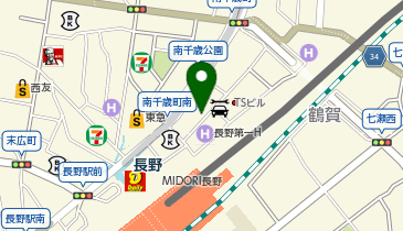 [EV]長野電鉄(株) 長電長野駅前パーキング (立体P 2階)の地図画像