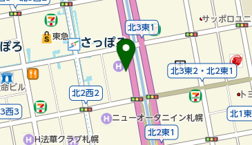 [EV]IHG・ANA・ホテルズグループジャパン合同会社 ANA クラウンプラザホテル 札幌の地図画像