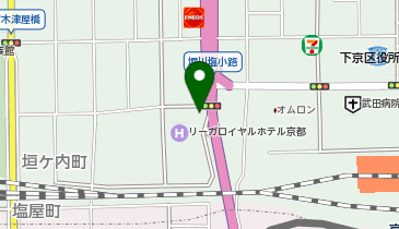 [EV]RRH京都オペレーションズ合同会社 リーガロイヤルホテル京都 (京都SC)の地図画像