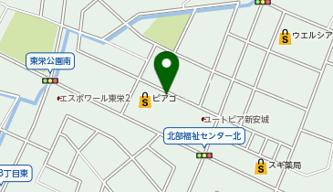 [EV]ユニー(株) ピアゴ東栄店の地図画像