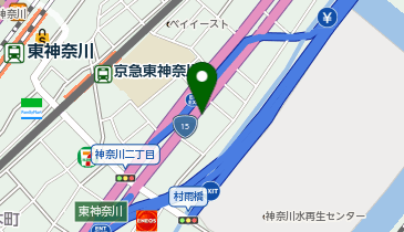 [EV]日産神奈川販売(株) 東神奈川店の地図画像