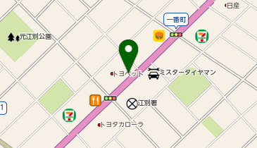 [EV]AGHトヨタ札幌(株) 江別店 (札幌トヨペット)の地図画像