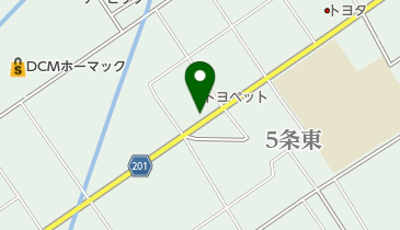 [EV]AGHトヨタ札幌(株) 岩見沢店 (札幌トヨペット)の地図画像