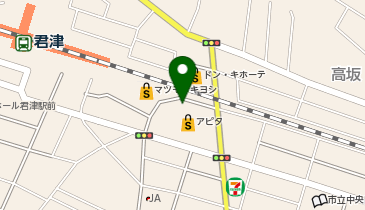 [EV]ユニー(株) アピタパワー君津店 (立体P 3階)の地図画像