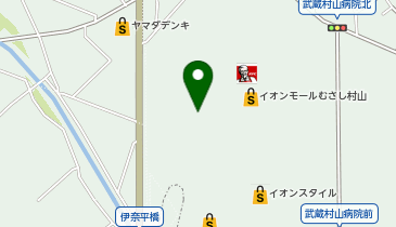 [EV]イオンモールむさし村山 (西側平面P)の地図画像