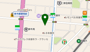 [EV]ヨークフーズ 厚木店 (屋上P)の地図画像
