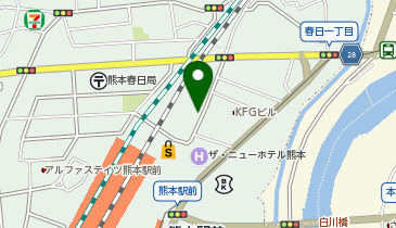 [EV]九州旅客鉄道(株) (JR九州) 熊本駅第3駐車場の地図画像