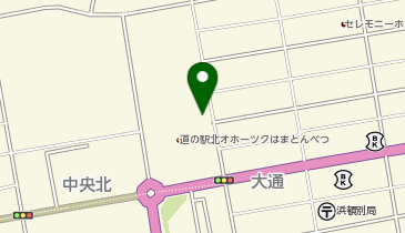 [EV]浜頓別町 道の駅 北オホーツクはまとんべつの地図画像