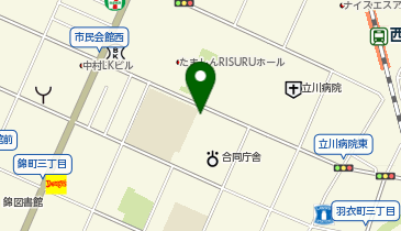 [EV]東京都立川合同庁舎の地図画像