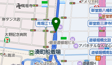 [EV]パーク24(株) 西横堀駐車場・第13号ブロック (阪神高速1号環状線高架下)の地図画像