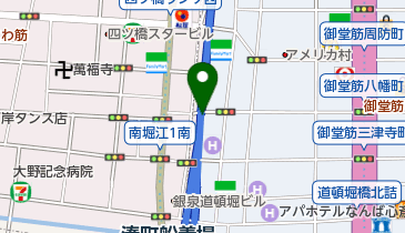 [EV]パーク24(株) 西横堀駐車場・第12号ブロック (阪神高速1号環状線高架下)の地図画像