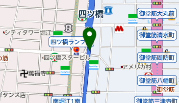 [EV]パーク24(株) 西横堀駐車場・第11号ブロック (阪神高速1号環状線高架下)の地図画像