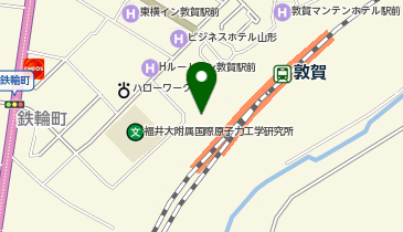 [EV]パーク24(株) タイムズ敦賀市駅前立体駐車場 (2階)の地図画像