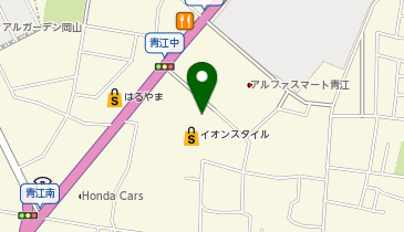 [EV]イオンリテール(株) イオンスタイル岡山青江 (第1P)の地図画像