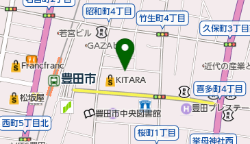 [EV]豊田まちづくり(株) キタラパーキングの地図画像