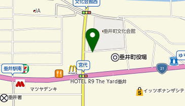 [EV]垂井町役場の地図画像