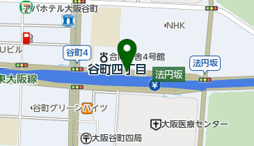 [EV]大阪市・パーク24(株) 法円坂駐車場 (2号ブロック)の地図画像