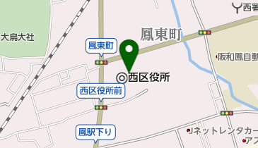 [EV]極東開発パーキング(株) P.ZONE 堺市西区役所駐車場の地図画像