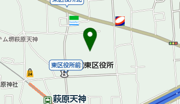 [EV]極東開発パーキング(株) P.ZONE 堺市東区役所駐車場の地図画像