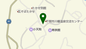 [EV]下関市 川棚温泉交流センターの地図画像