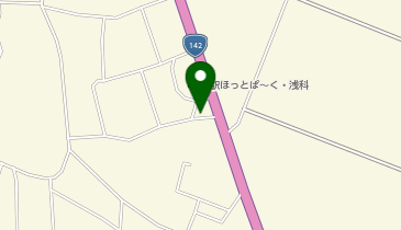 [EV]佐久市 道の駅 ほっと・ぱーく浅科の地図画像