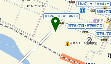 [EV]イオン北海道(株) イオンモール旭川駅前 (立体P 5階)の地図画像