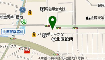 [EV]極東開発パーキング(株) P.ZONE 堺市北区役所 駐車場の地図画像