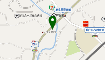 [EV]日産神奈川販売(株) 百合ヶ丘店の地図画像