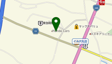 [EV](株)ホンダカーズ静岡 Honda Cars静岡 御殿場店の地図画像