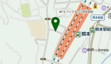 [EV]九州旅客鉄道(株) (JR九州) 熊本駅第2駐車場の地図画像