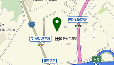 [EV]伊勢市 市立伊勢総合病院の地図画像