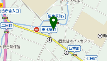 [EV](有)馬場薬局 しろくま薬局 甘木店の地図画像