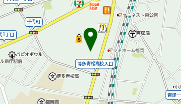 [EV]大和リース(株) BRANCH博多パピヨンガーデン (平面P)の地図画像