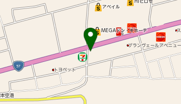 [EV]熊本日産自動車(株) 菊陽・大津支店の地図画像