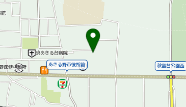 [EV]あきる野市役所の地図画像