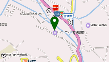 [EV]IHG・ANA・ホテルズグループジャパン(合同) ホテルインディゴ箱根強羅の地図画像