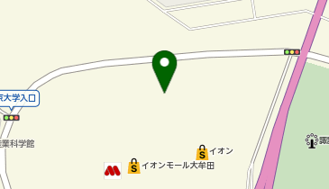 [EV]イオンモール大牟田 (南側平面P B区画・新設)の地図画像