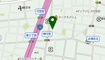 [EV](株)日本駐車場サービス ラッキーパーキング代官町の地図画像