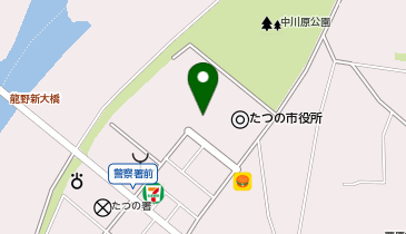 [EV]たつの市役所 (新館前駐車場)の地図画像