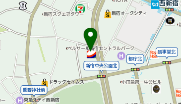 [EV]コスモ石油販売(株) コスモ石油 セルフピュア新宿中央SSの地図画像