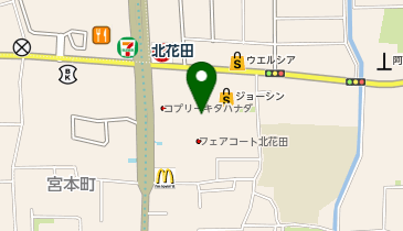 [EV]上新電機(株) ジョーシン アウトレット北花田店の地図画像