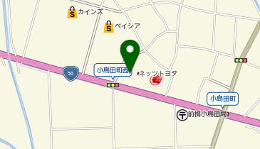 [EV]ネッツトヨタ群馬(株) 前橋こじまた店の地図画像