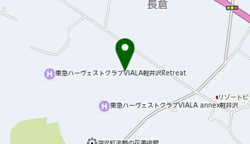 [EV]東急リゾーツ&ステイ(株) 東急ハーヴェストクラブ 軽井沢&VIALAの地図画像