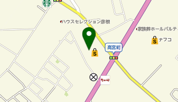 [EV]上新電機(株) ジョーシン彦根店の地図画像