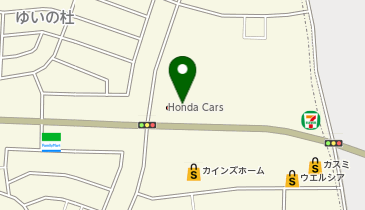 [EV](株)ホンダカーズ栃木中央 Honda Cars栃木中央 ゆいの杜店の地図画像